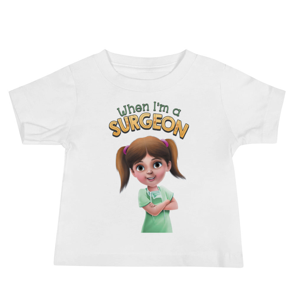 cute surgeon doctor 100% cotton baby T-shirt