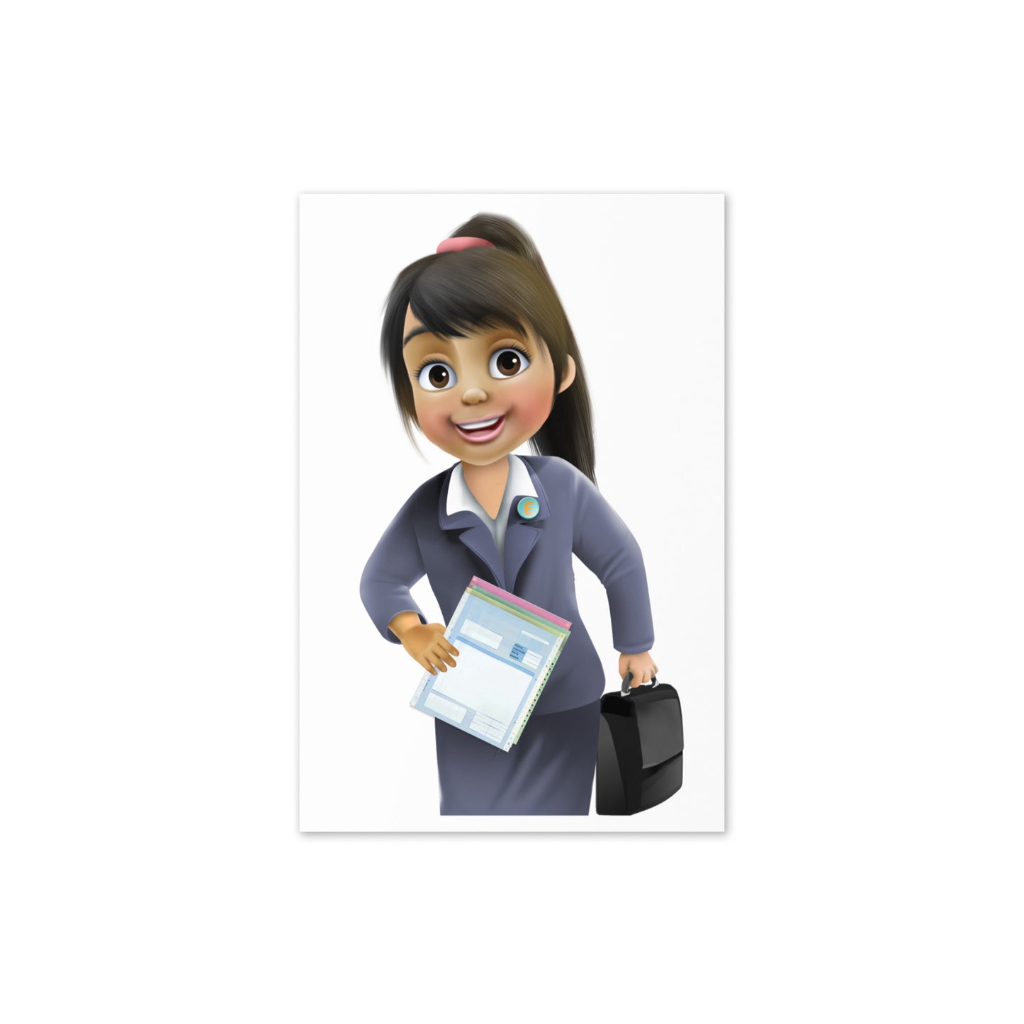 The best inspirational graduation card for a future female entrepreneur, CEO, girl boss.