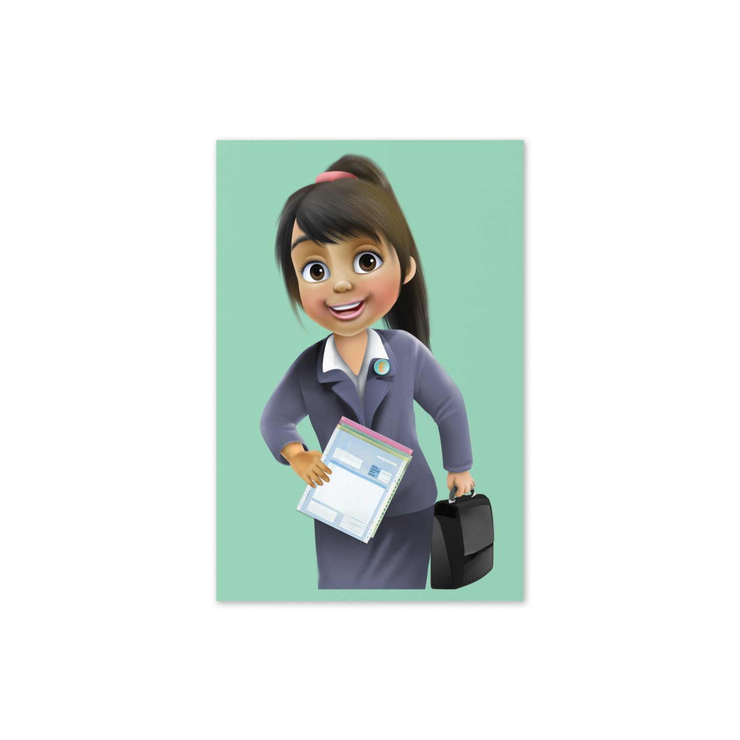 The best inspirational graduation card for a future female entrepreneur, CEO, girl boss.
