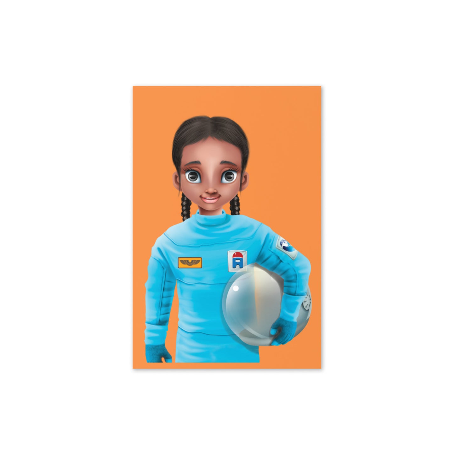 The best inspirational graduation card for a future female astronaut, space or STEM worker.