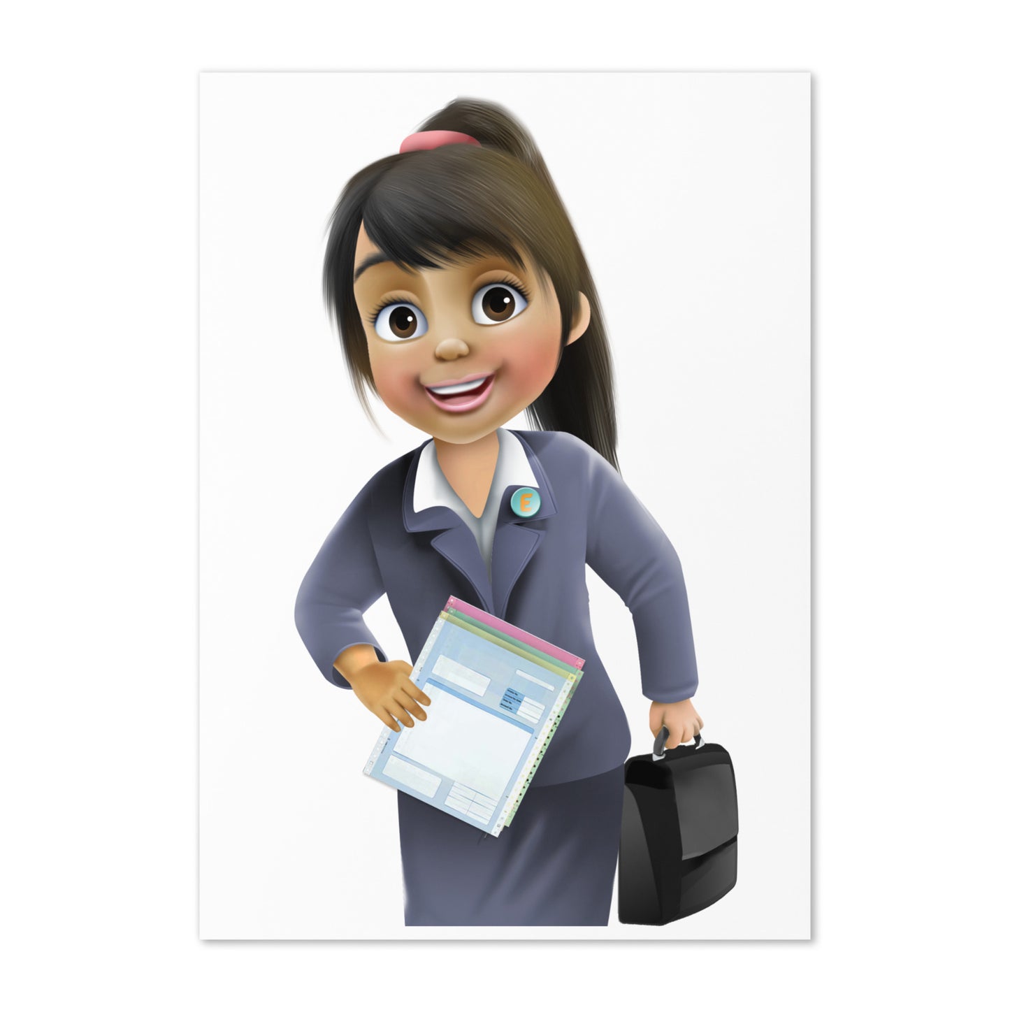 The best inspirational graduation card for a future female entrepreneur, CEO, girl boss.