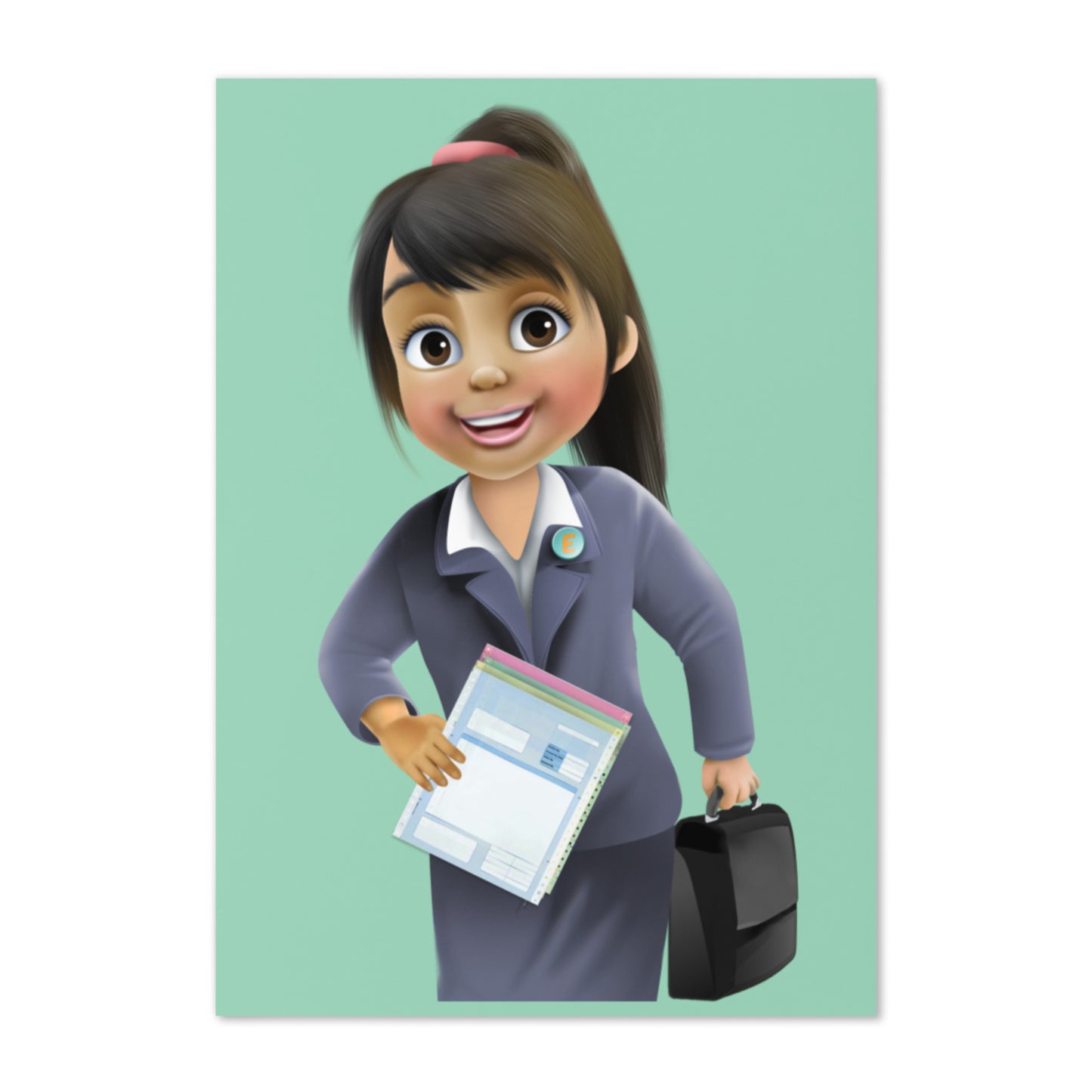 The best inspirational graduation card for a future female entrepreneur, CEO, girl boss.