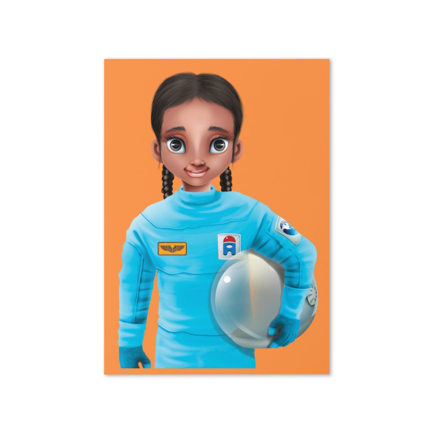 The best inspirational graduation card for a future female astronaut, space or STEM worker.