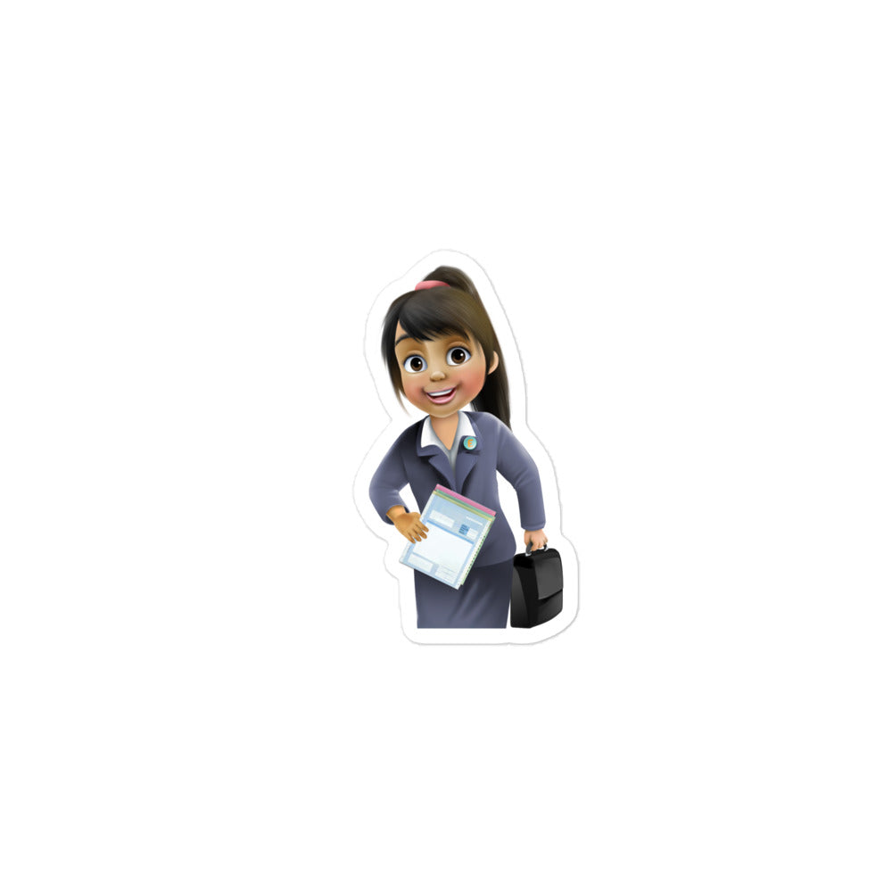 Popular attractive long lasting entrepreneur sticker for girls