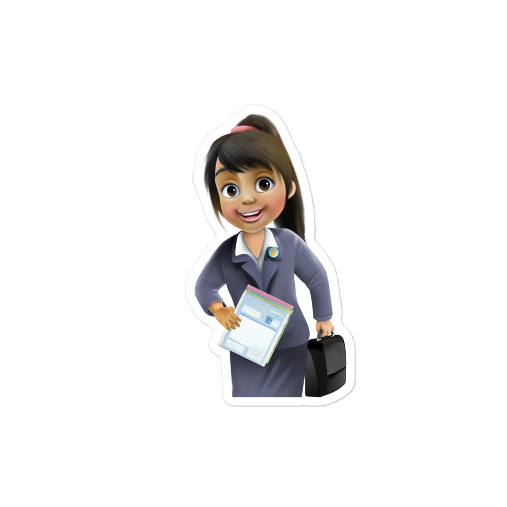 Popular attractive long lasting entrepreneur sticker for girls