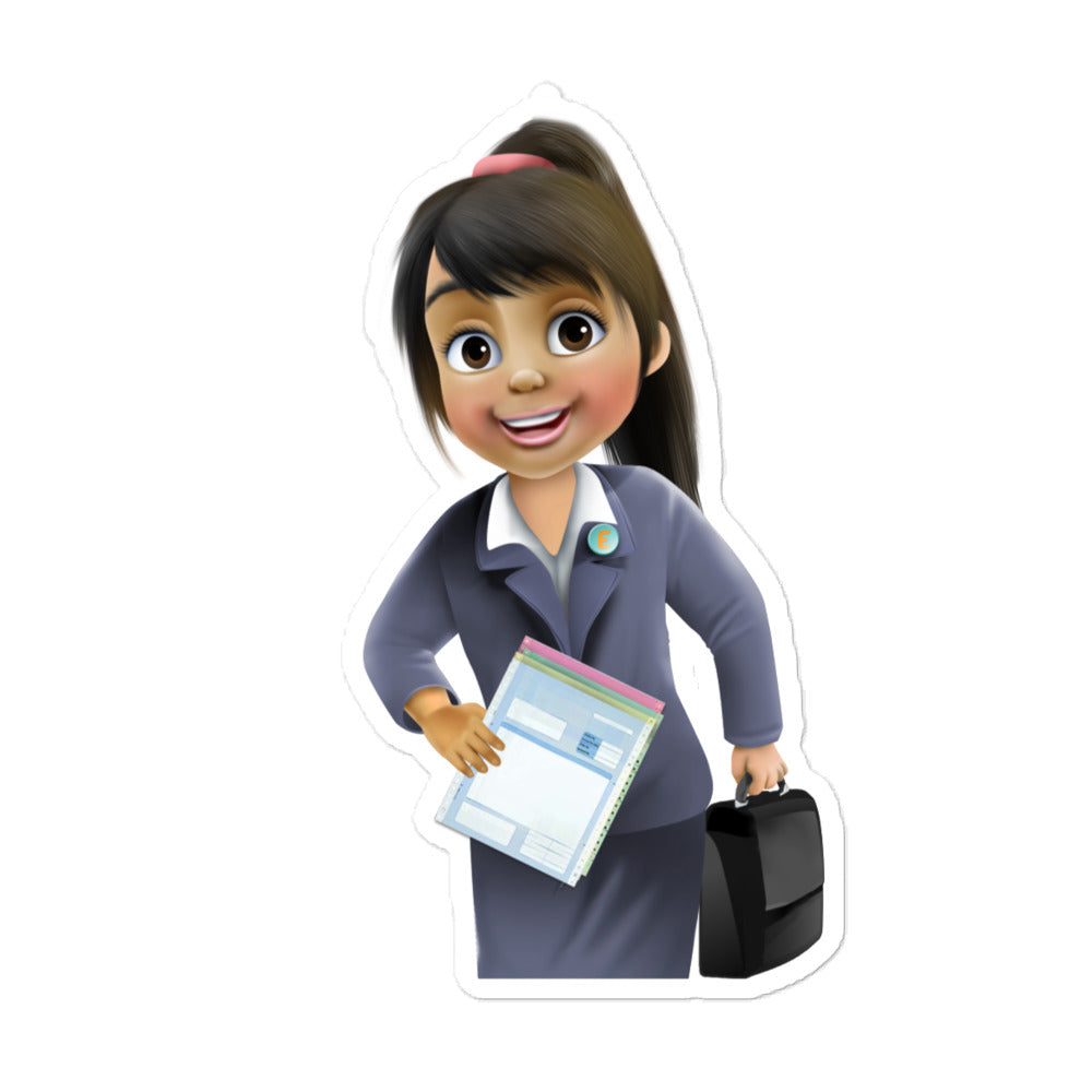 Popular attractive long lasting entrepreneur sticker for girls