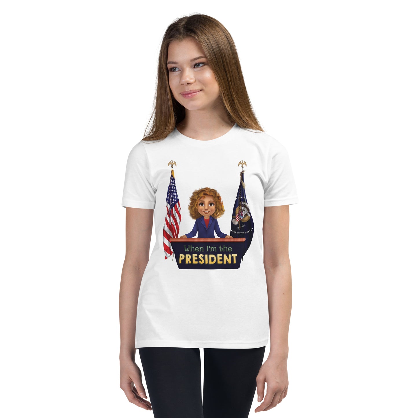 When I'm the president Youth 100% Cotton T-Shirt