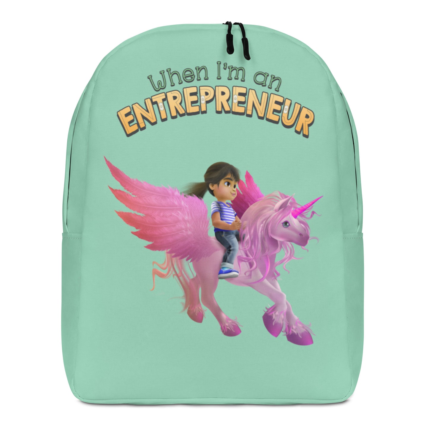 The coolest best fun unicorn entrepreneur CEO girl boss backpack