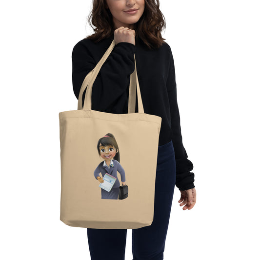 The coolest, cutest, best-selling organ cotton tote bag for a female entrepreneur, CEO or girl boss.