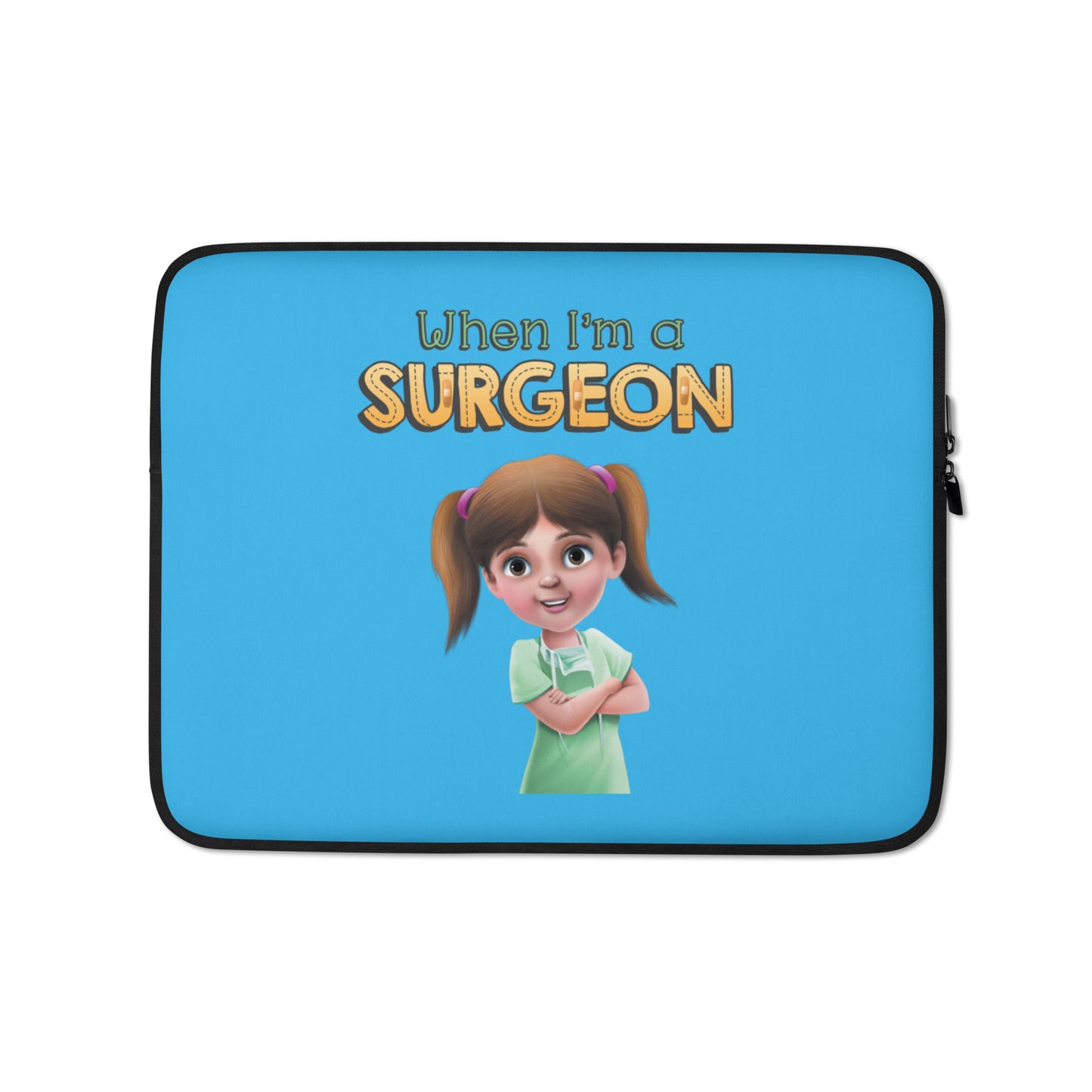 The best, cute, fun laptop sleeve bag for a doctor or future surgeon.