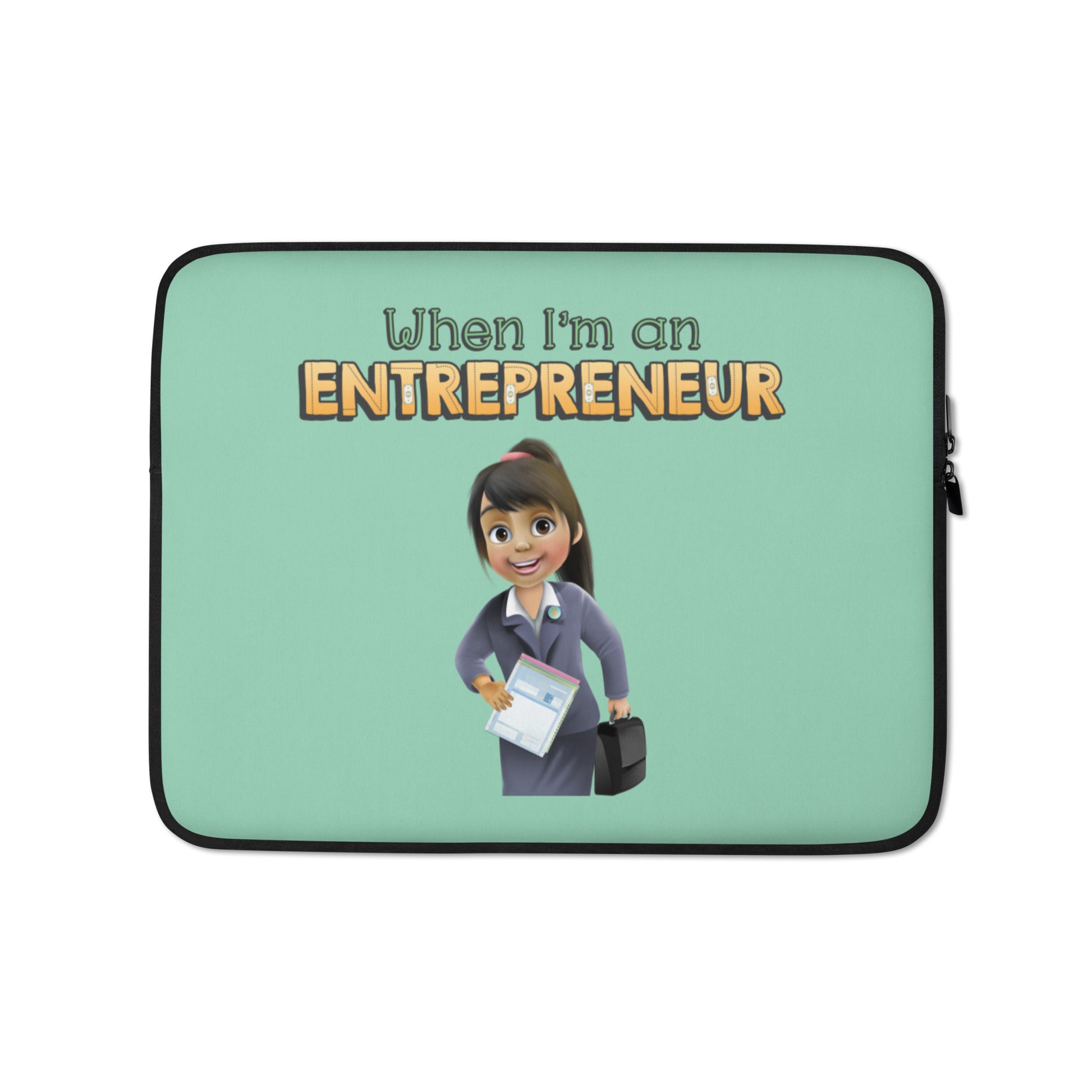 The coolest, cutest, best-selling laptop sleeve bag for a female entrepreneur, CEO or girl boss.
