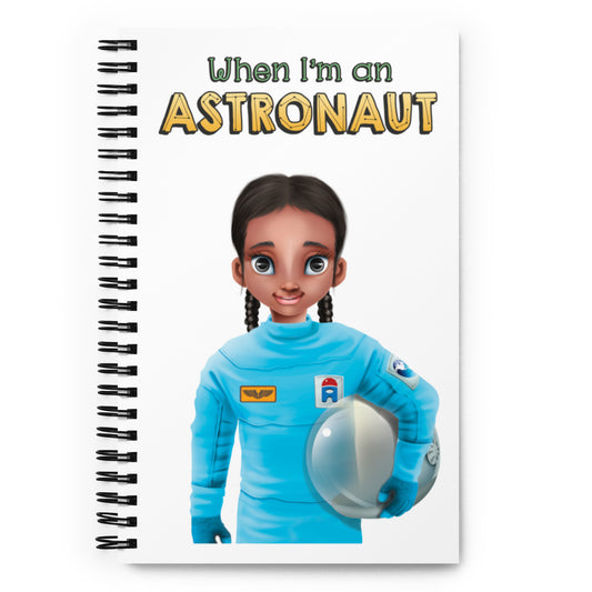 When I'm an Astronaut Spiral Soft-touch 140-page Notebook
