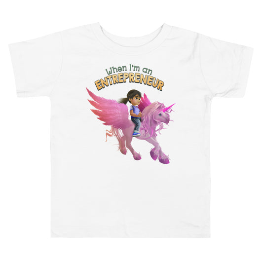 The perfect unicorn T-shirt for the next female entrepreneur, CEO, girl boss.